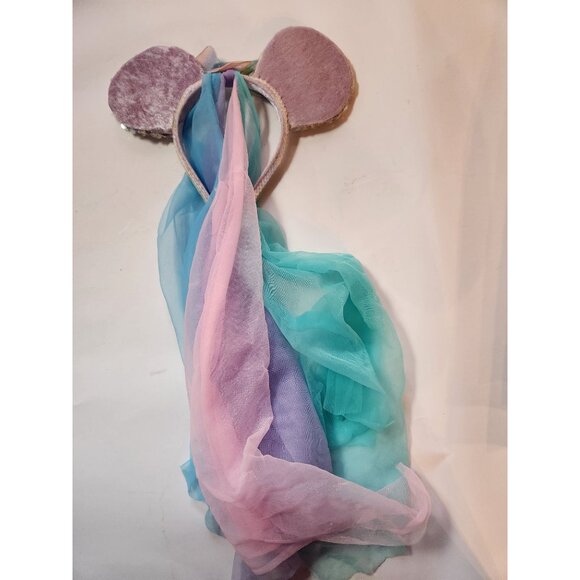 Princess Disney Ears with tulle veil train Mini Mouse Fairy sequin headband - Picture 4 of 7